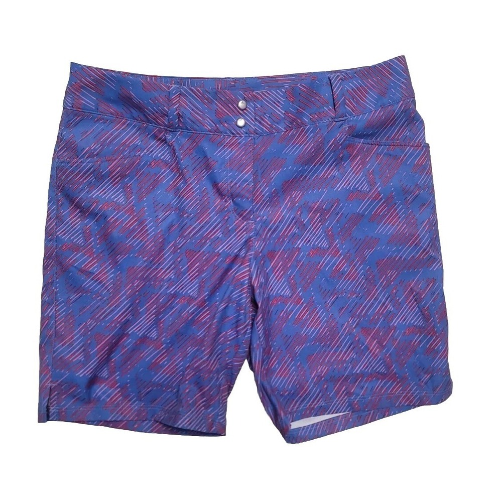 Adidas 2016 Women's Printed 7 inch Golf Blue Shorts 4